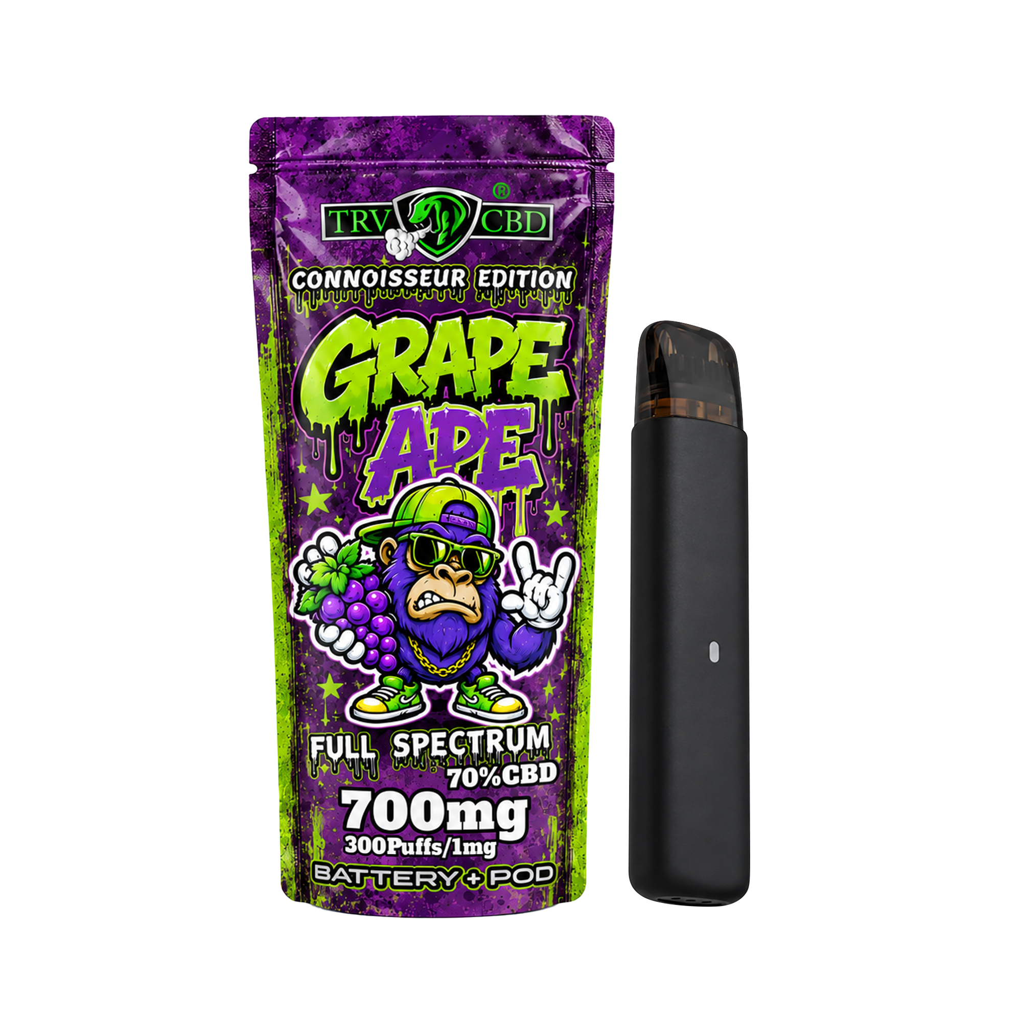 Grape Ape CBD Vape Kit Display 2